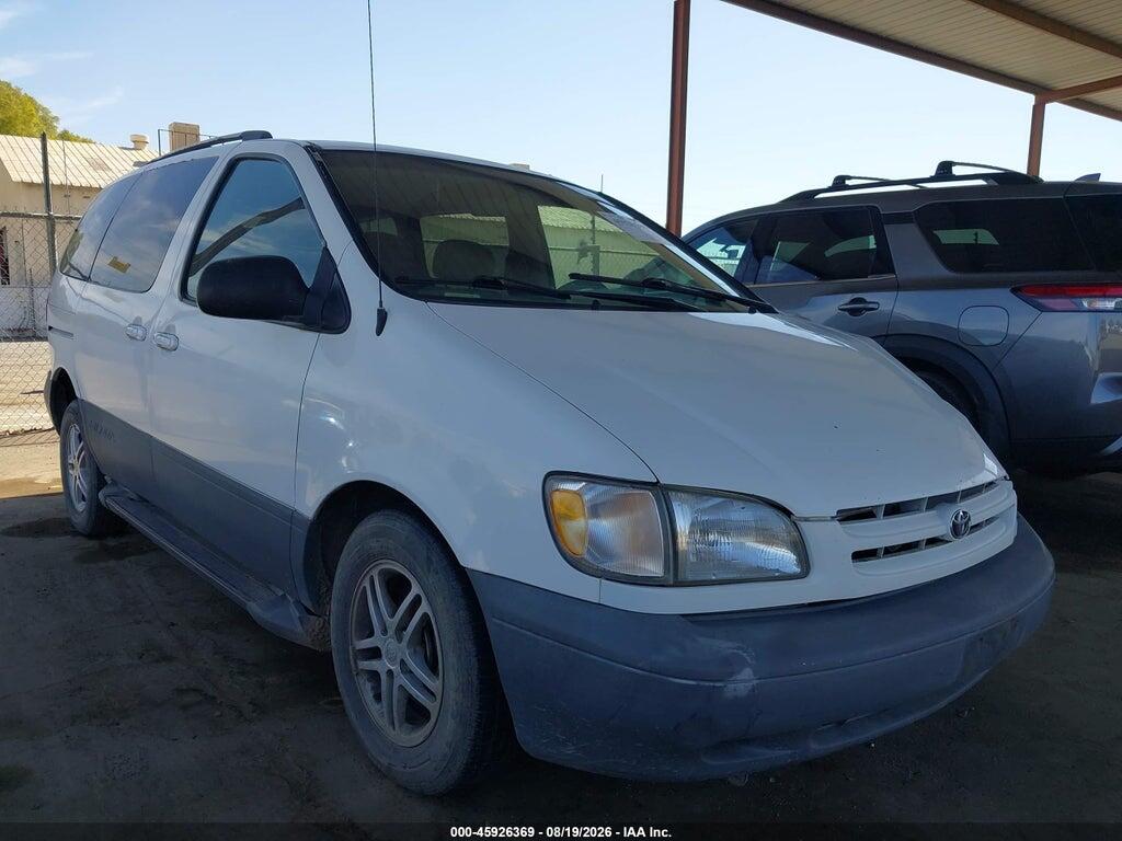 2000 TOYOTA SIENNA 4T3ZF13C5YU241755