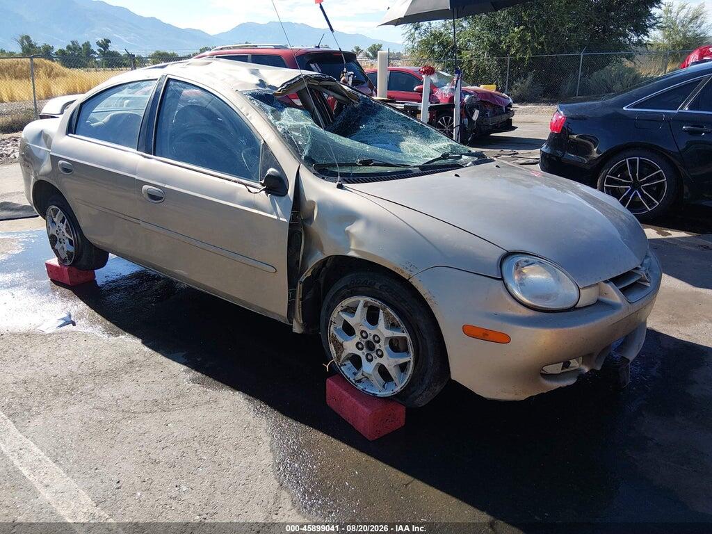 2002 DODGE NEON 1B3ES56C82D656586