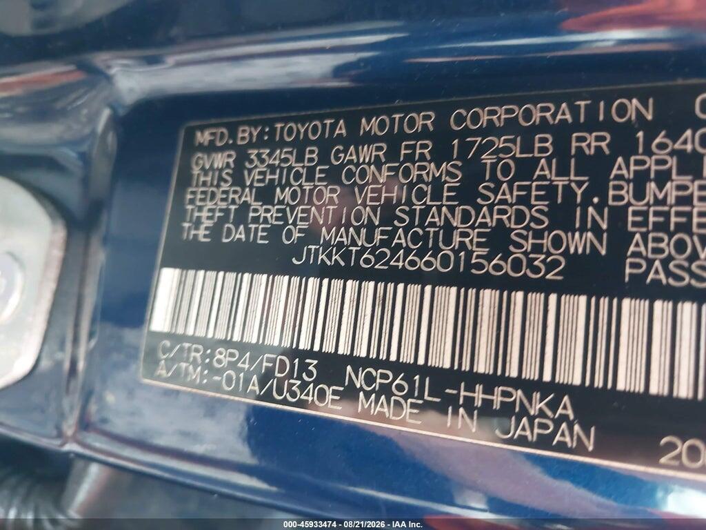 JTKKT624660156032 2006 SCION XA photo no. 9
