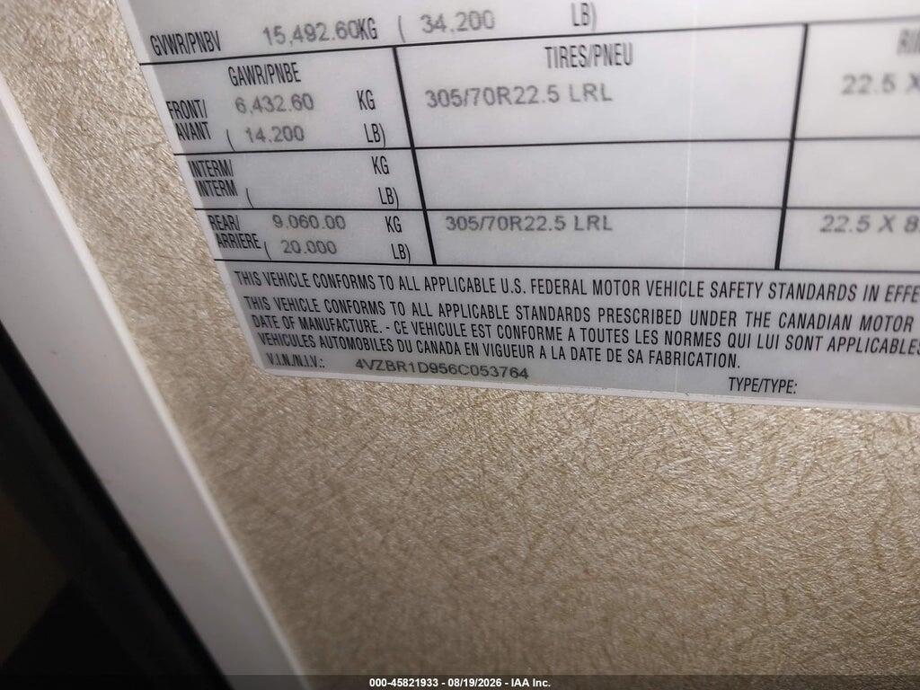4VZBR1D956C053764 2006 SPARTAN MOTORS MOTORHOME photo no. 9