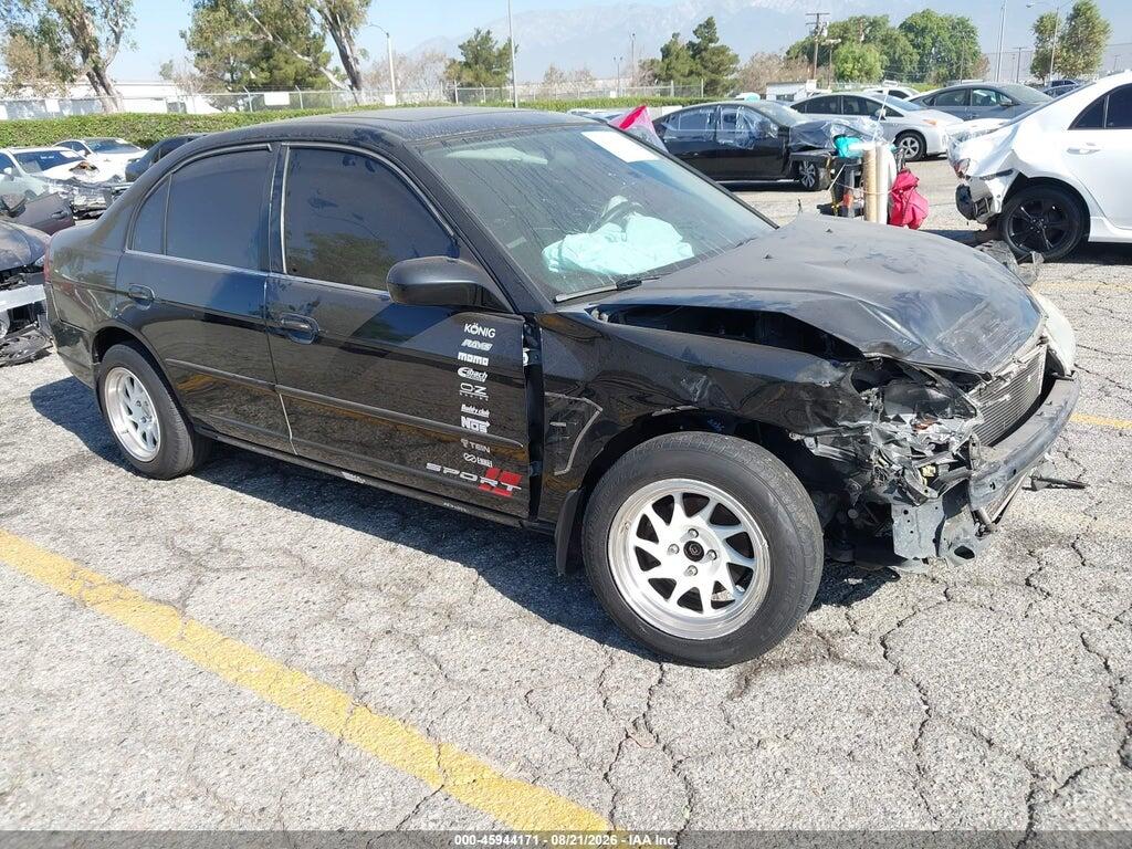 2002 HONDA CIVIC 2HGES26762H576305