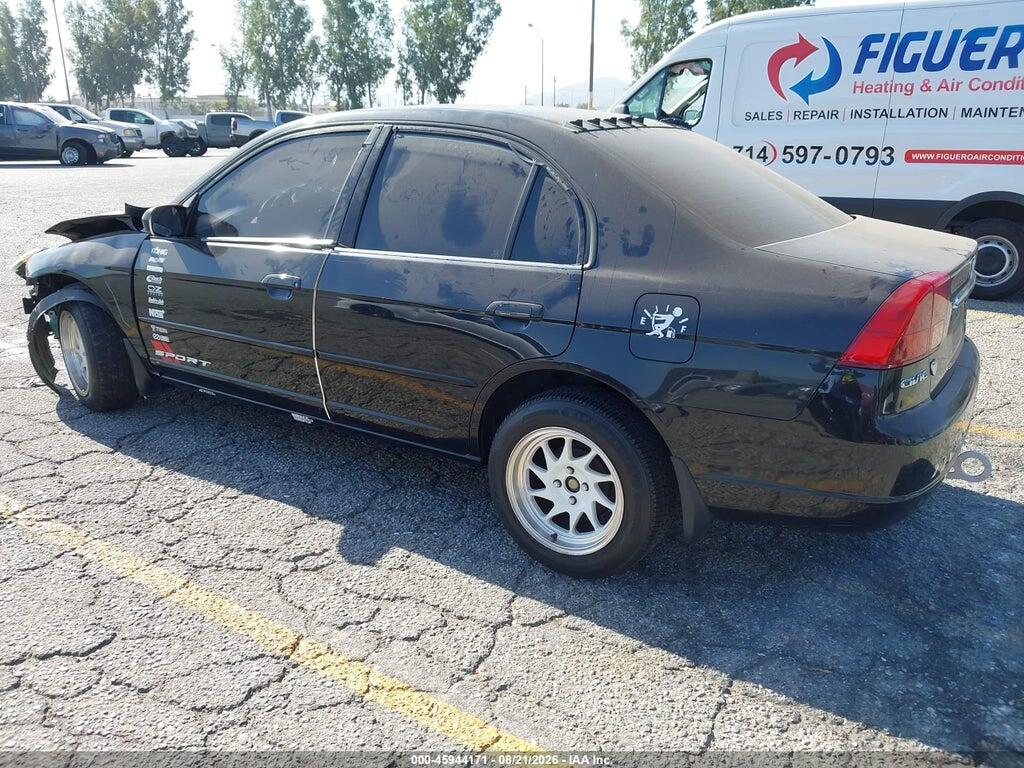 2HGES26762H576305 2002 HONDA CIVIC photo no. 3