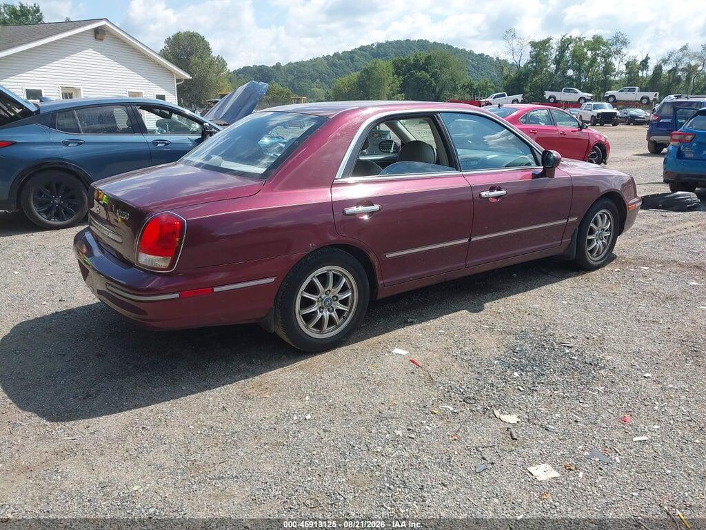 KMHFU45E32A166872 2002 HYUNDAI XG350 photo no. 4