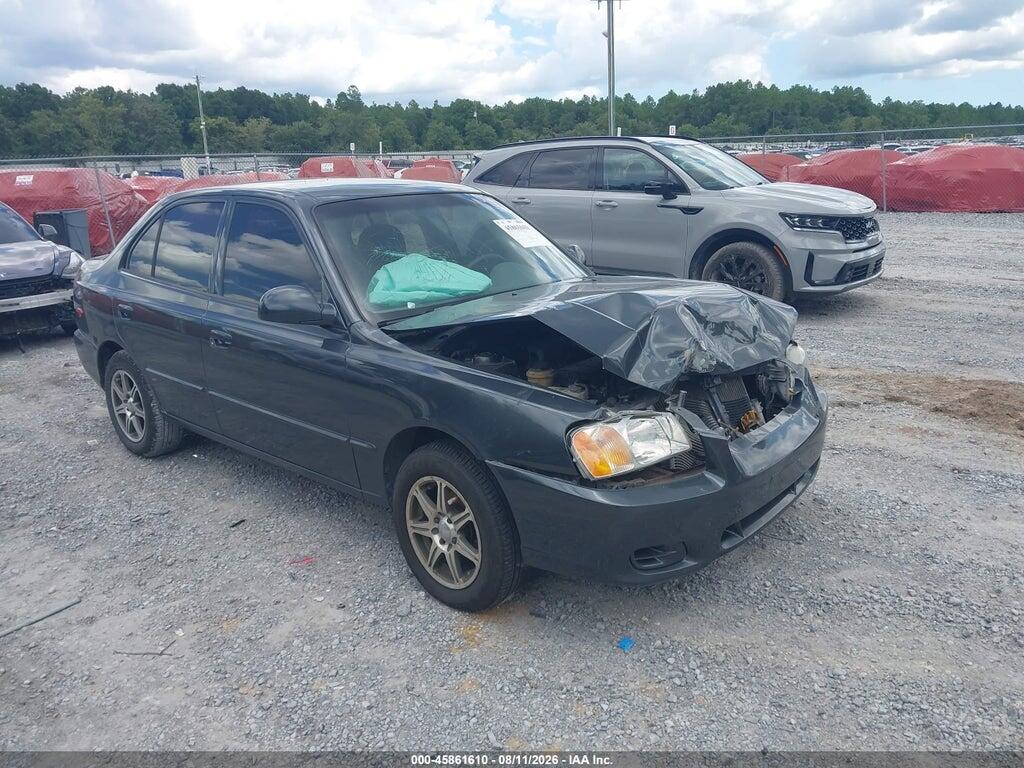 2002 HYUNDAI ACCENT KMHCG45C42U398890