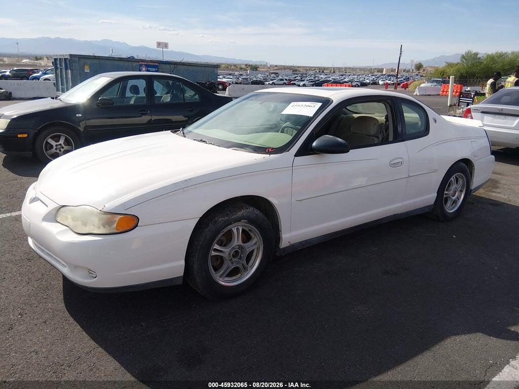 2G1WW12E319179531 2001 CHEVROLET MONTE CARLO photo no. 2
