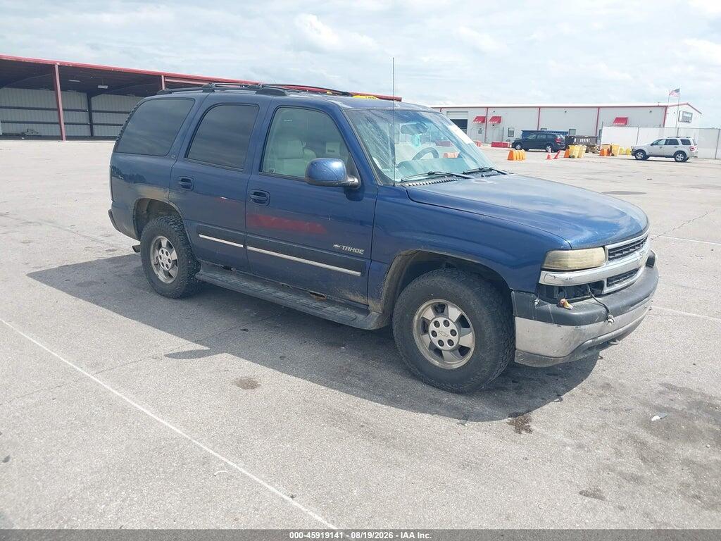 2001 CHEVROLET TAHOE 1GNEK13T11J316084