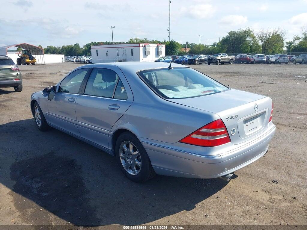 WDBNG70J02A299827 2002 MERCEDES-BENZ S 430 photo no. 3