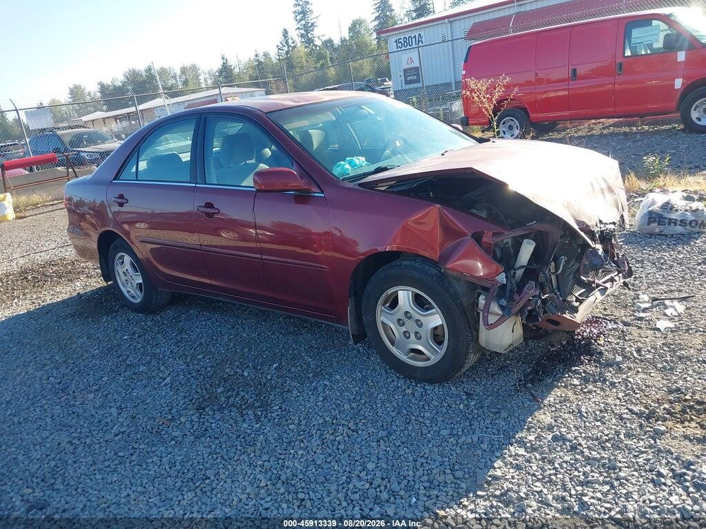 2002 TOYOTA CAMRY 4T1BE32K72U015290