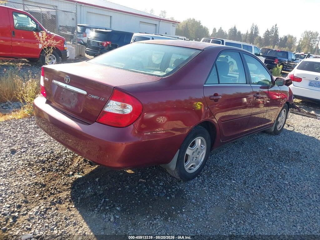4T1BE32K72U015290 2002 TOYOTA CAMRY photo no. 4