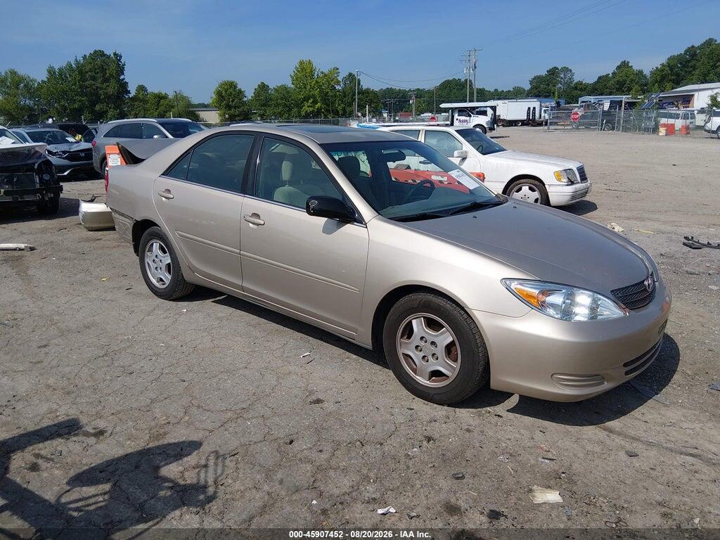 2002 TOYOTA CAMRY 4T1BF30K22U536854