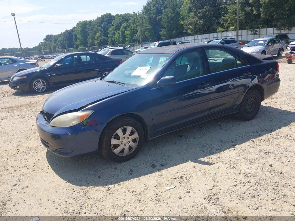 4T1BE32KX2U620338 2002 TOYOTA CAMRY photo no. 2
