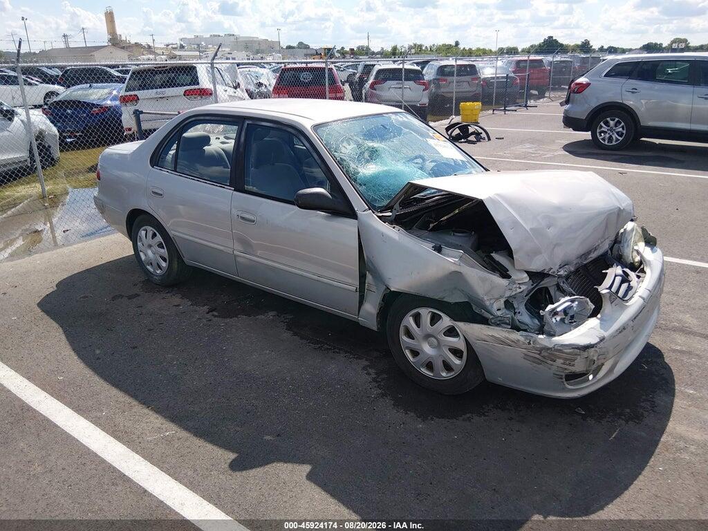 2002 TOYOTA COROLLA 2T1BR12E52C581954