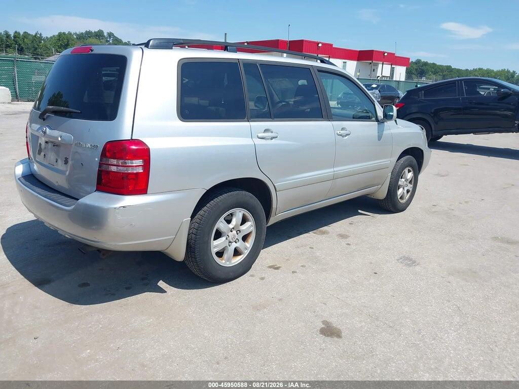 JTEHF21A620074459 2002 TOYOTA HIGHLANDER photo no. 4