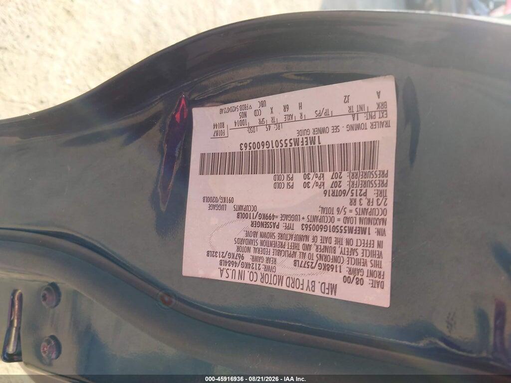 1MEFM55S01G600563 2001 MERCURY SABLE photo no. 9