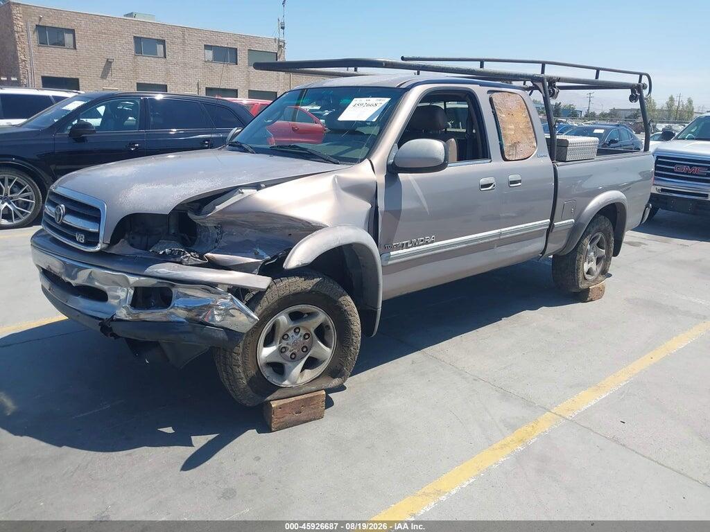 5TBRT38141S156336 2001 TOYOTA TUNDRA photo no. 2