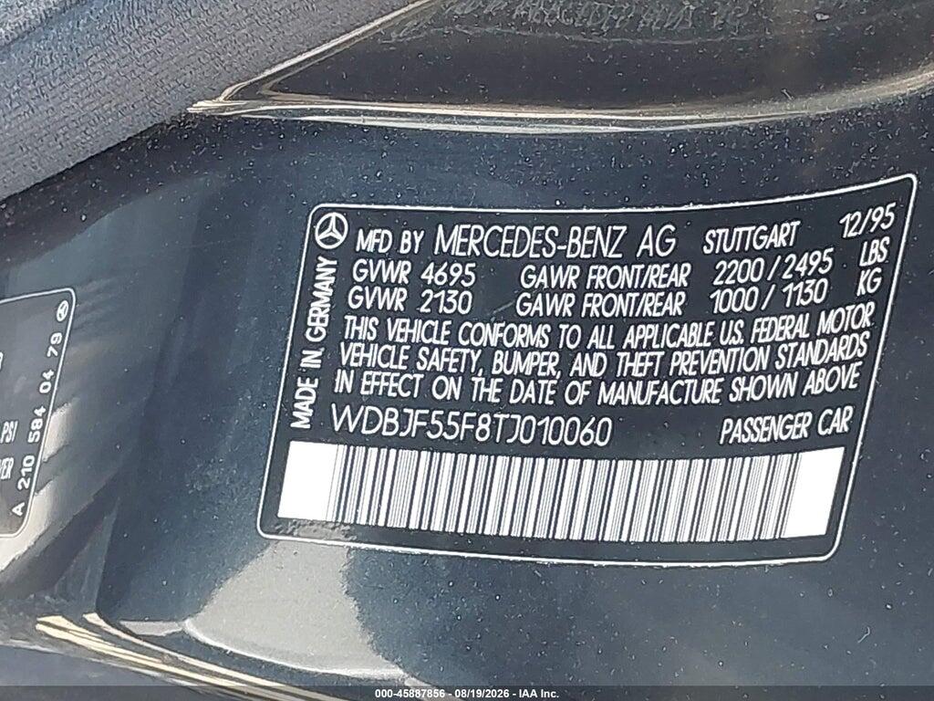 WDBJF55F8TJ010060 1996 MERCEDES-BENZ E photo no. 9