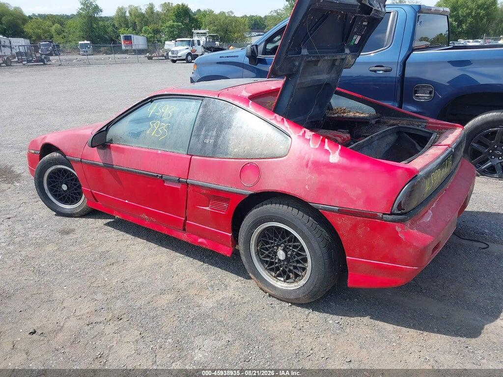 1G2PG1191JP209452 1988 PONTIAC FIERO photo no. 3