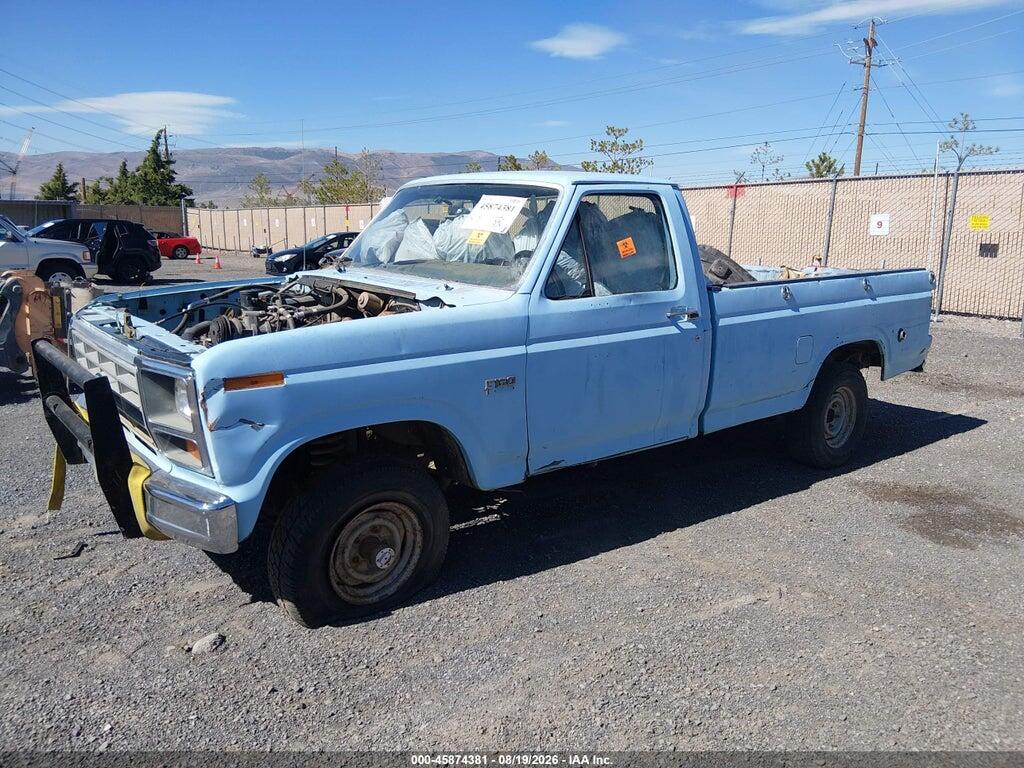 1FTEF14Y6GPB66468 1986 FORD F150 photo no. 2