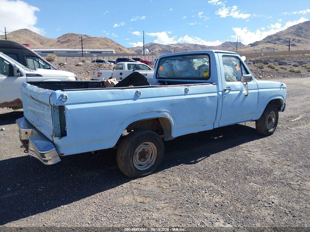 1FTEF14Y6GPB66468 1986 FORD F150 photo no. 4