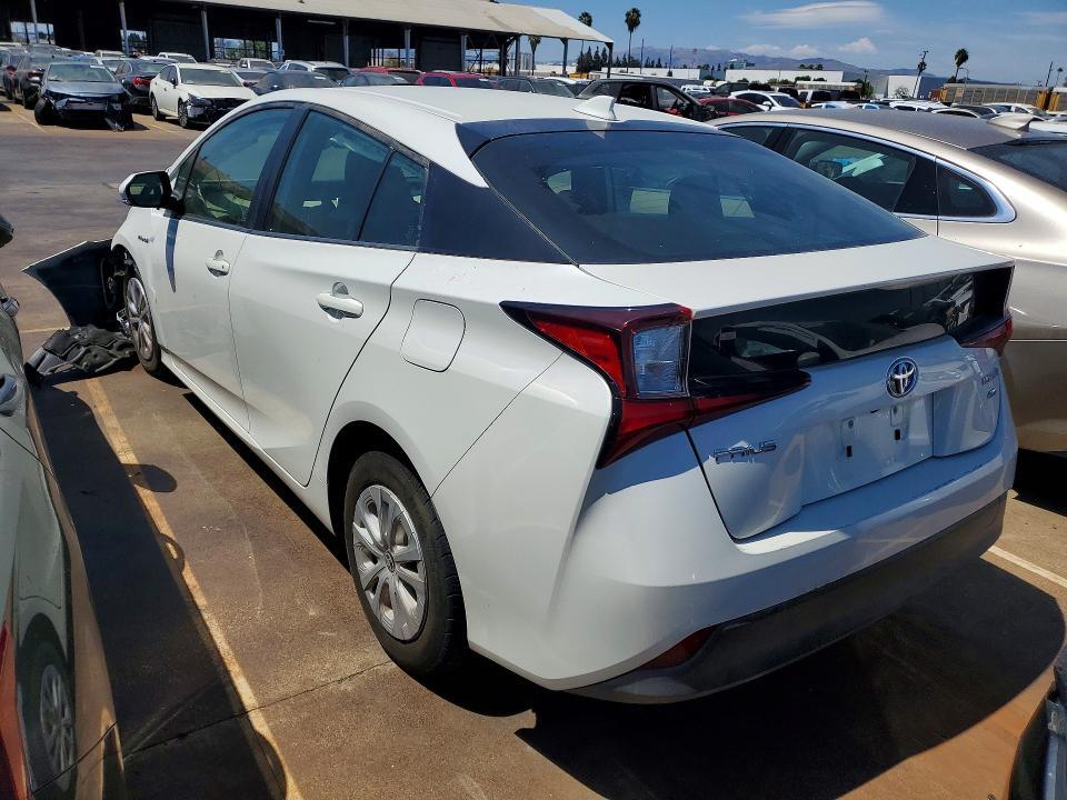 JTDKARFU3K3071294 2019 TOYOTA PRIUS photo no. 2