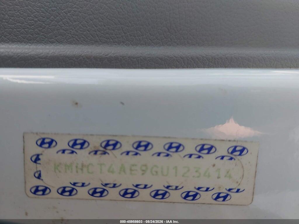 KMHCT4AE9GU123414 2016 HYUNDAI ACCENT photo no. 9
