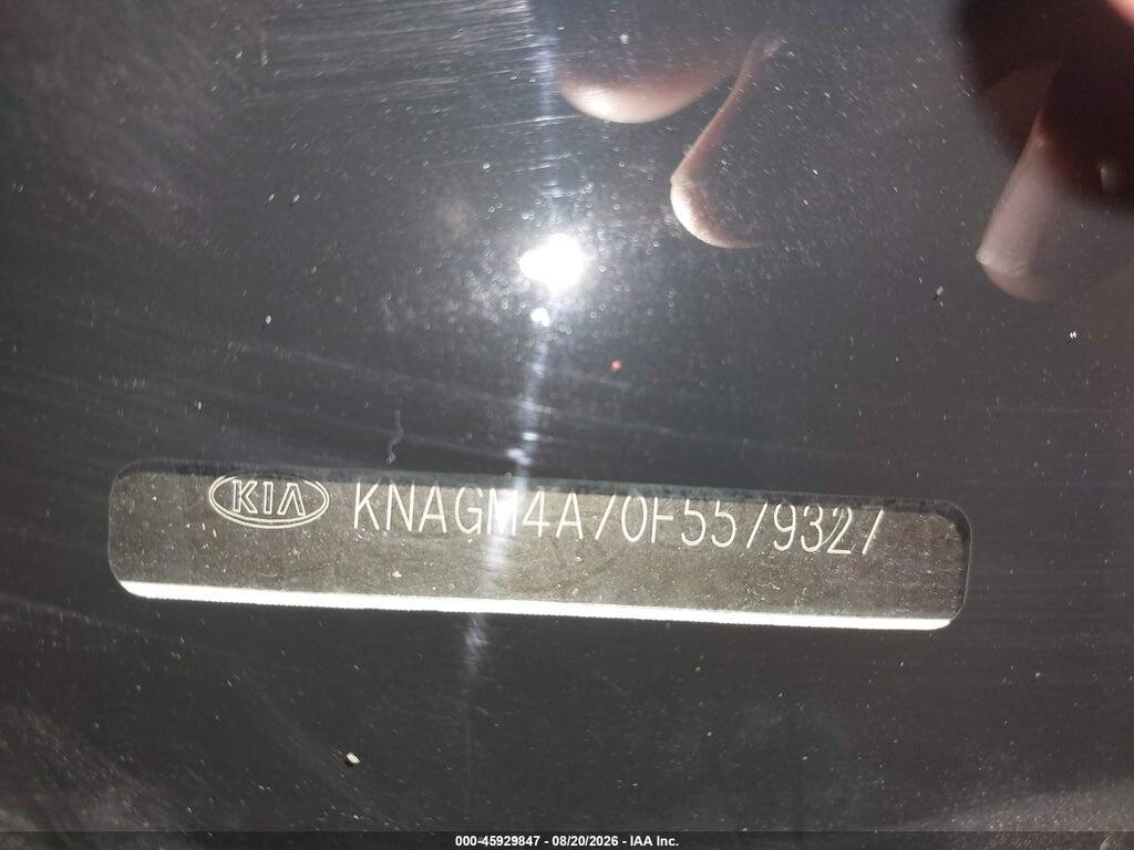 KNAGM4A70F5579327 2015 KIA OPTIMA photo no. 9