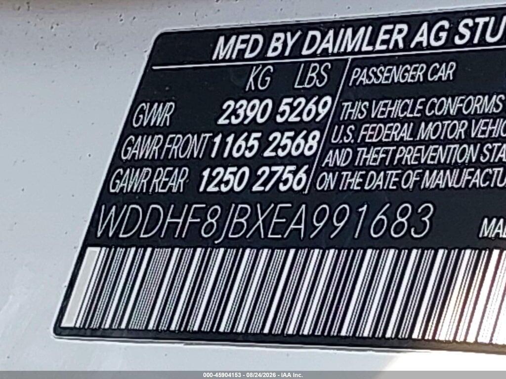 WDDHF8JBXEA991683 2014 MERCEDES-BENZ E 350 photo no. 9
