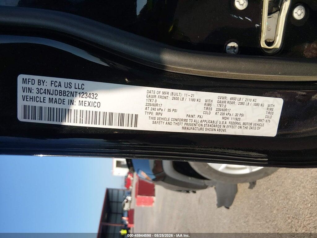 3C4NJDBB2NT123432 2022 JEEP COMPASS photo no. 9