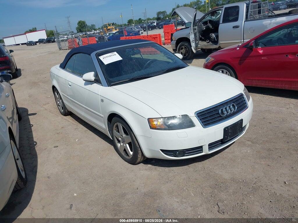 2004 AUDI A4 WAUAT48H44K014732