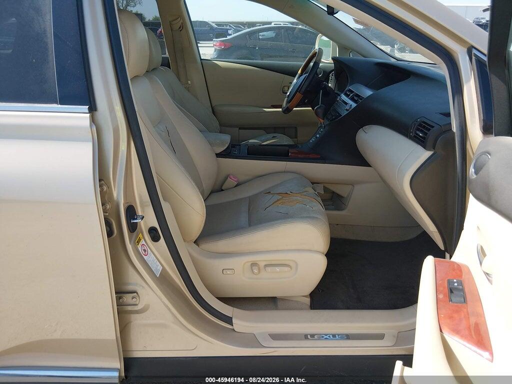 2T2ZK1BA3AC024244 2010 LEXUS RX 350 photo no. 5