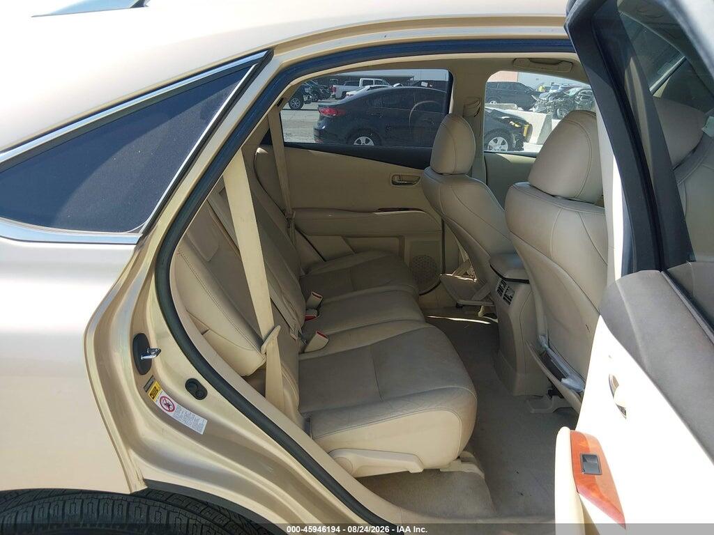 2T2ZK1BA3AC024244 2010 LEXUS RX 350 photo no. 8