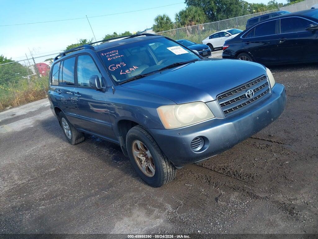 2003 TOYOTA HIGHLANDER JTEGD21A530057445