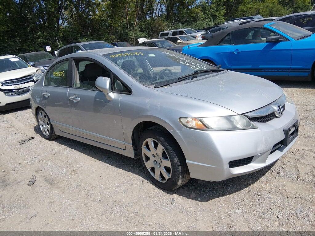 2009 HONDA CIVIC 19XFA16539E046684