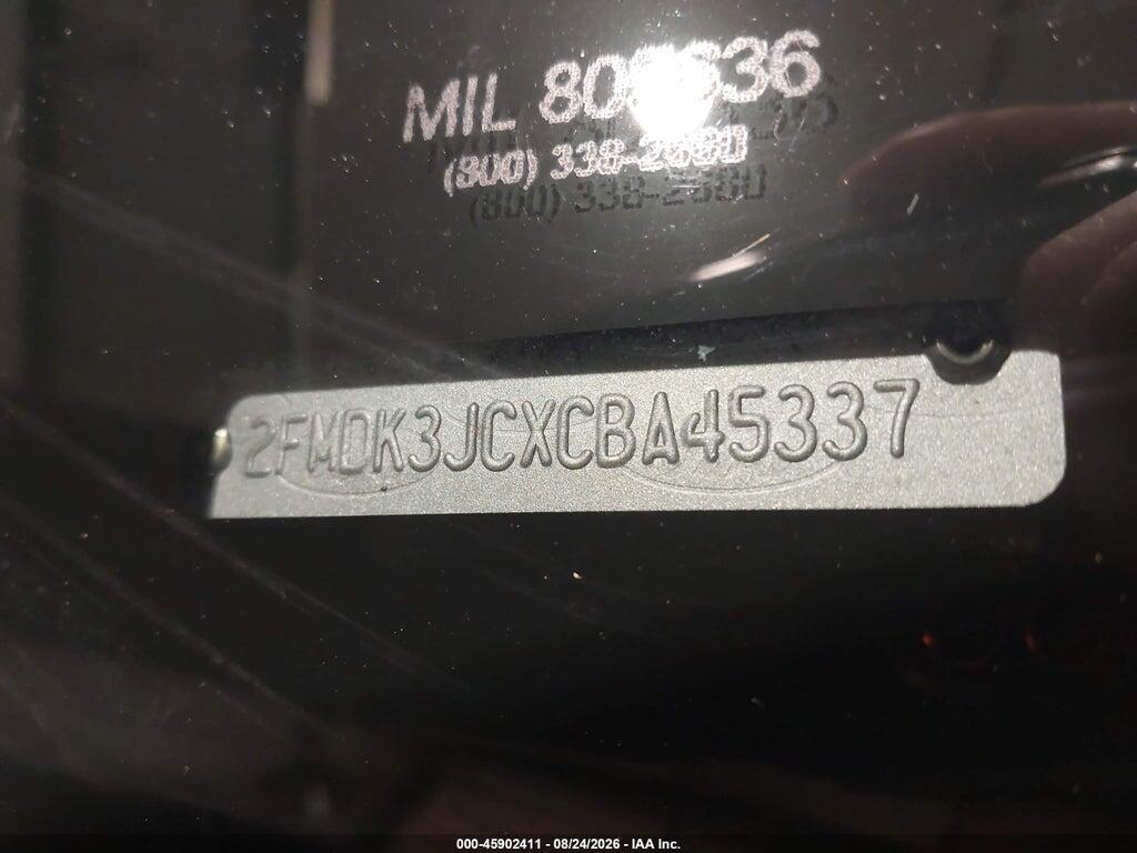 2FMDK3JCXCBA45337 2012 FORD EDGE photo no. 9
