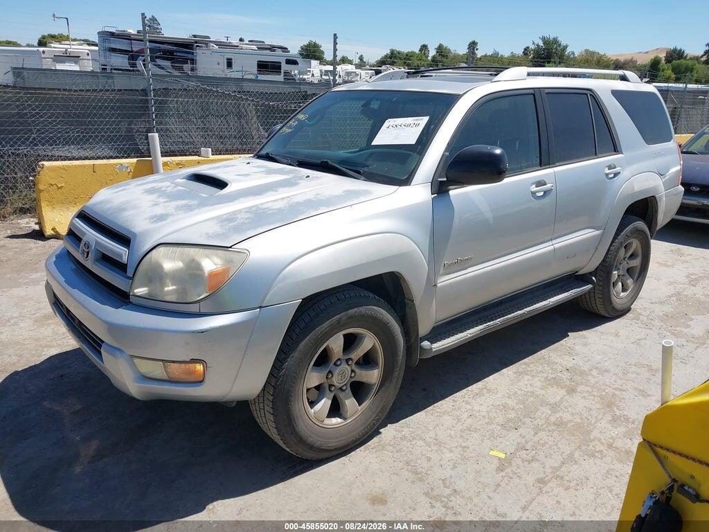 JTEZU14R258037873 2005 TOYOTA 4RUNNER photo no. 2