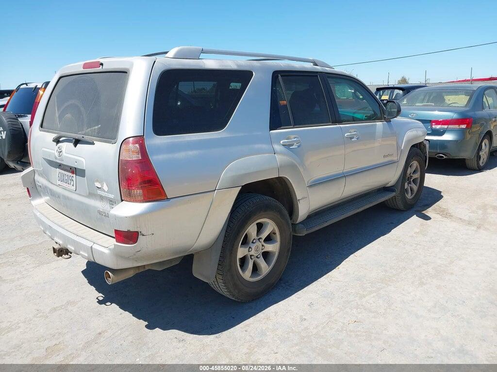 JTEZU14R258037873 2005 TOYOTA 4RUNNER photo no. 4