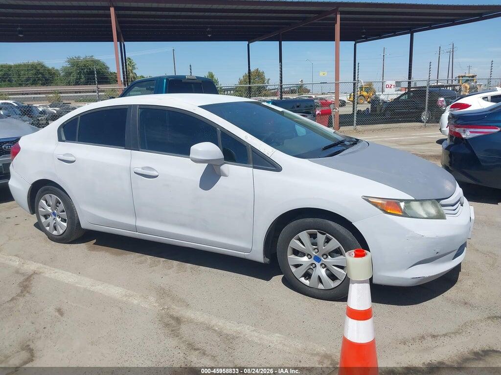 2012 HONDA CIVIC 19XFB2F55CE345801