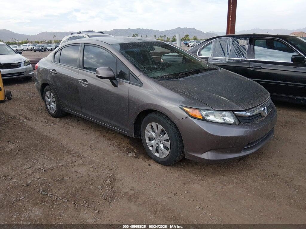 2012 HONDA CIVIC 2HGFB2F57CH543849