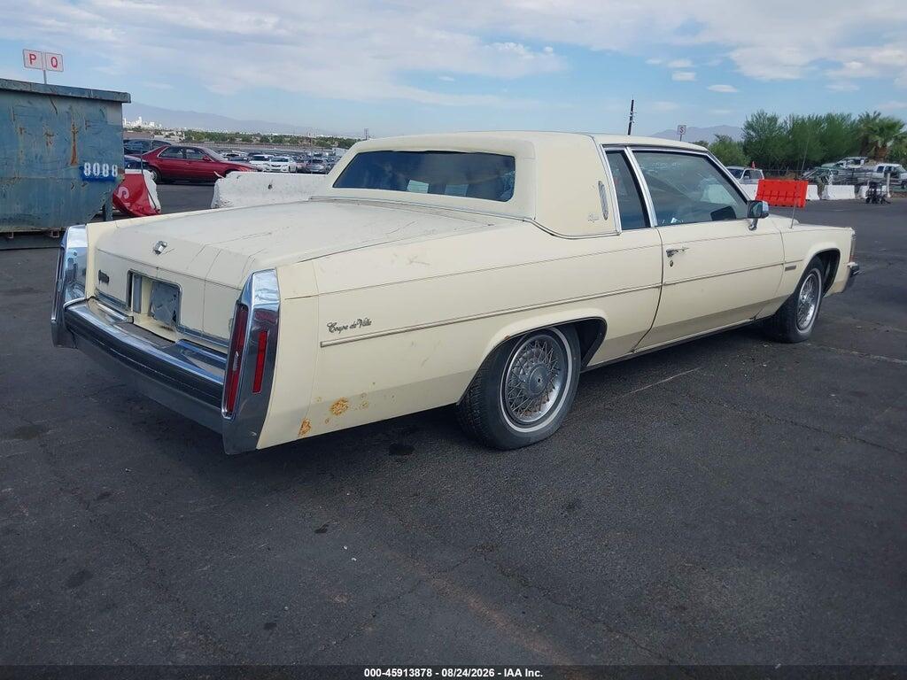 1G6AD4783D9254818 1983 CADILLAC DEVILLE photo no. 4