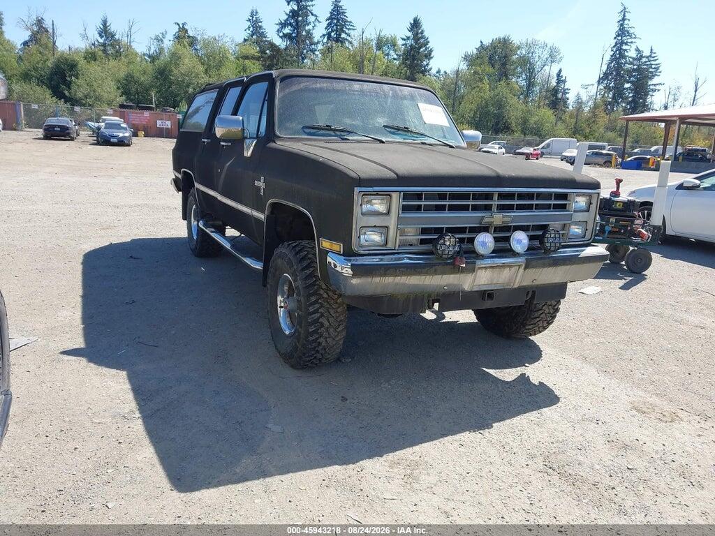 1987 CHEVROLET SUBURBAN 1GNEV16K2HF177395