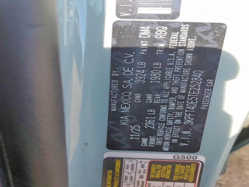 3KPFT4DE5TE252840 2026 KIA K4 photo no. 12