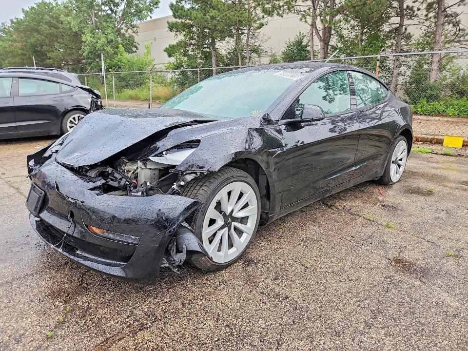 2022 TESLA MODEL 3 5YJ3E1EA1NF372428