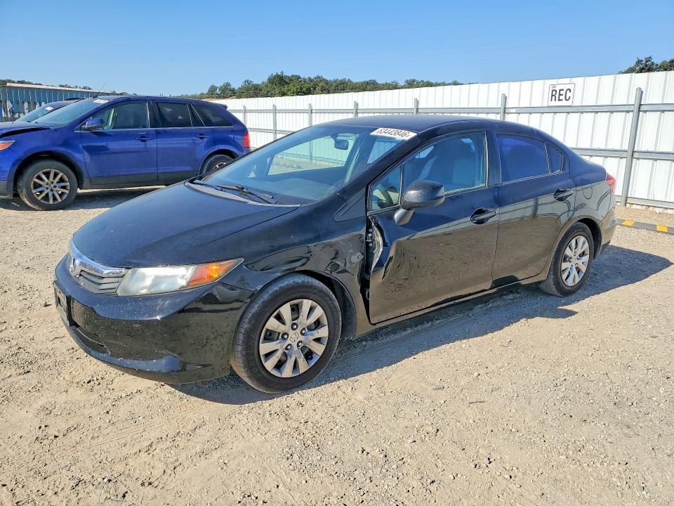 2012 HONDA CIVIC 19XFB2F52CE345979