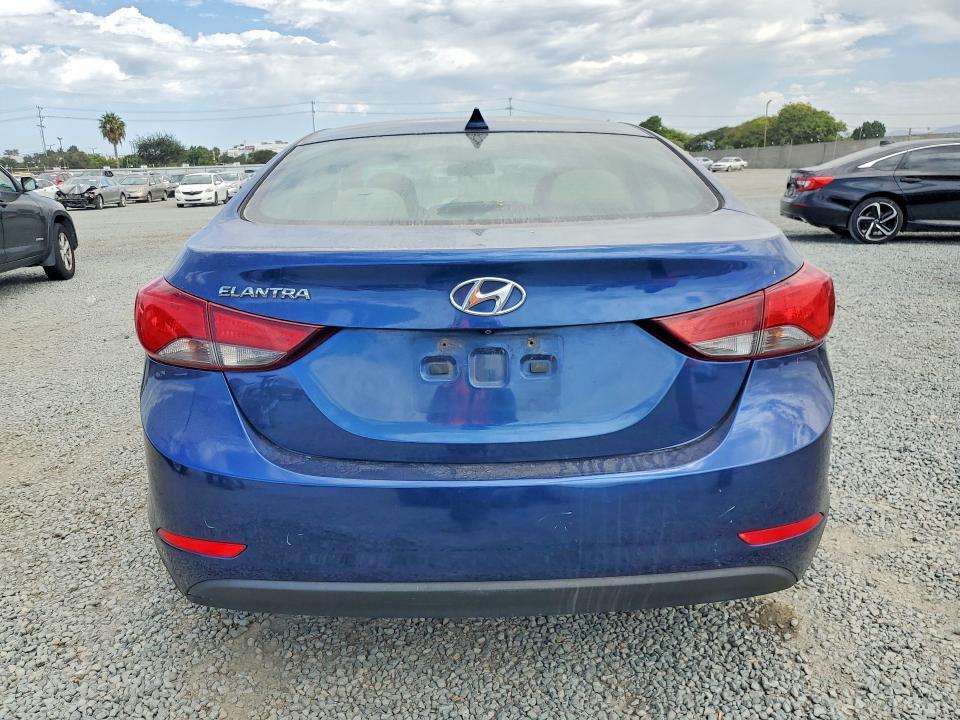 5NPDH4AE1GH676322 2016 HYUNDAI ELANTRA photo no. 6