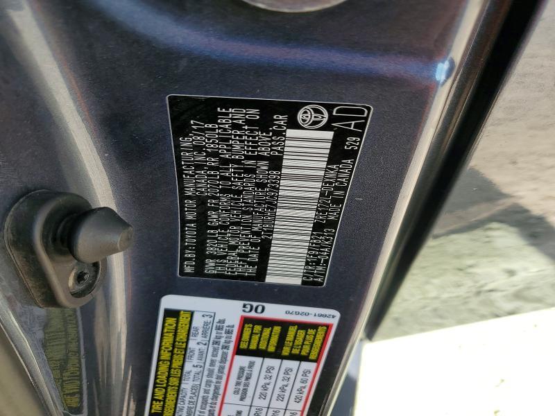 2T1BURHE7JC973398 2018 TOYOTA COROLLA photo no. 12