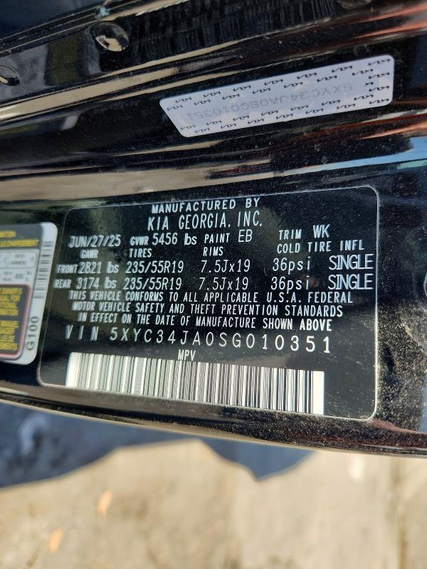 5XYC34JA0SG010351 2025 KIA EV6 photo no. 12