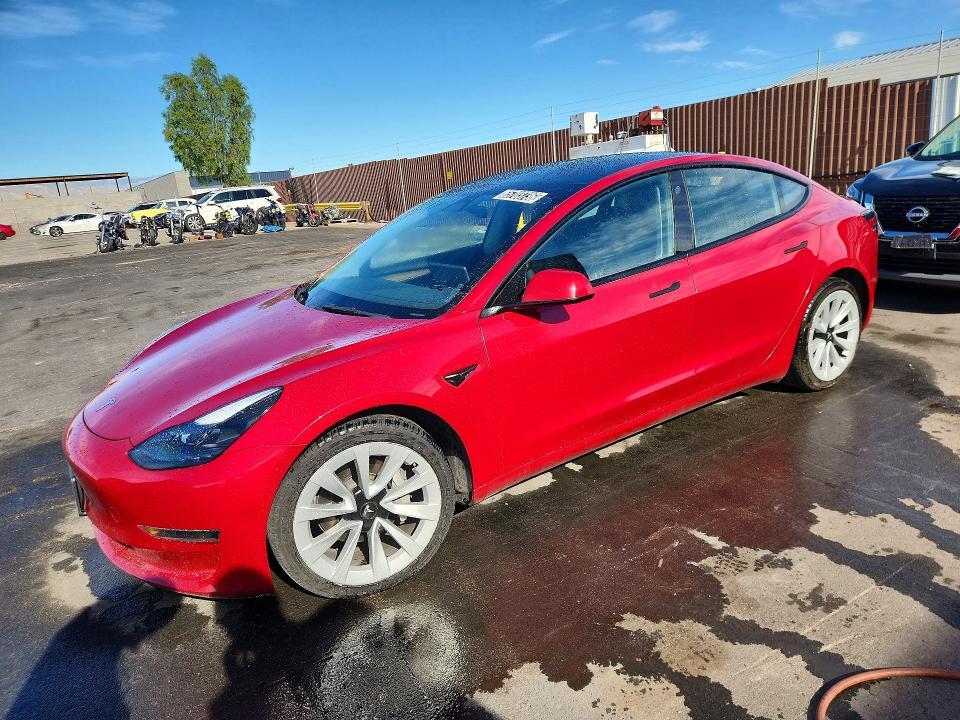 2022 TESLA MODEL 3 5YJ3E1EA3NF286070