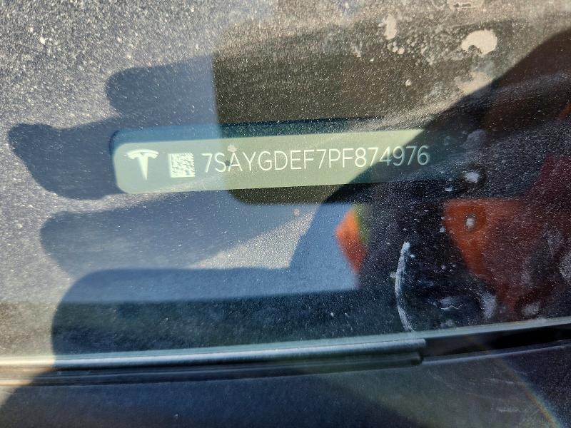 7SAYGDEF7PF874976 2023 TESLA MODEL Y photo no. 12