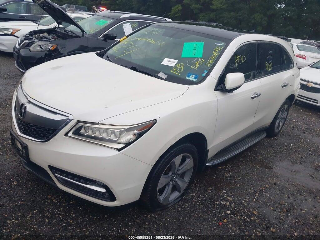 5FRYD4H28EB018337 2014 ACURA MDX photo no. 2