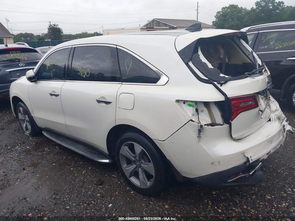 5FRYD4H28EB018337 2014 ACURA MDX photo no. 3